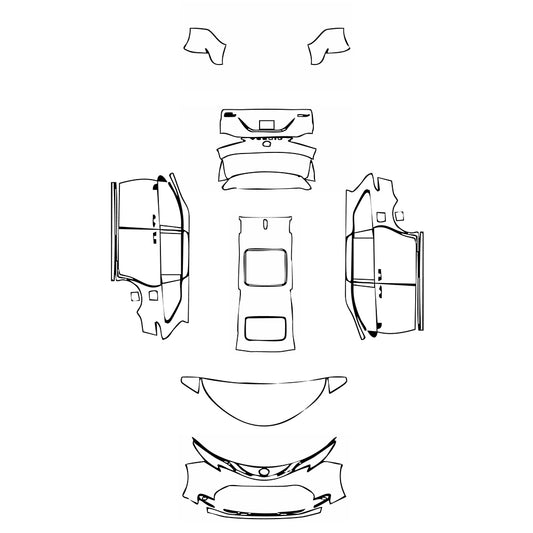 Pre-Cut PPF Toyota Sienna XLE 2023 - PPF-Kits