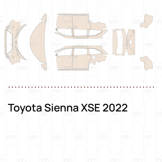 PPF prédécoupé Toyota Sienna XSE 2022