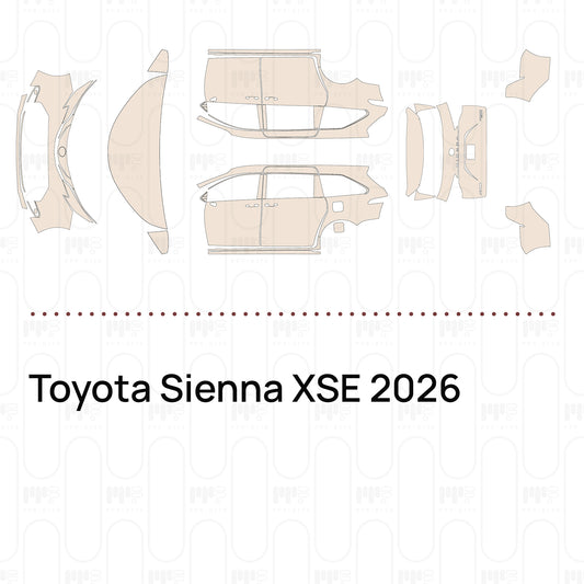 PPF prédécoupé Toyota Sienna XSE 2026