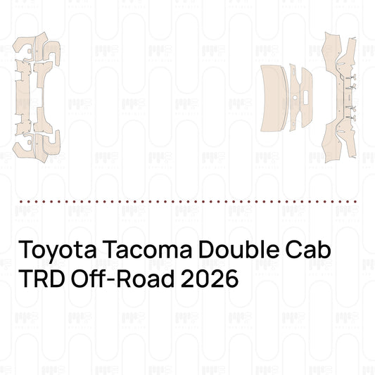 PPF prédécoupé Toyota Tacoma Double Cab TRD Off-Road 2026