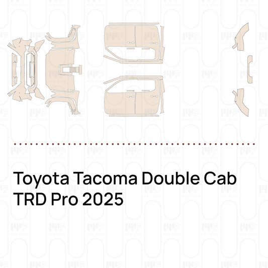 PPF prédécoupé Toyota Tacoma Double Cab TRD Pro 2025