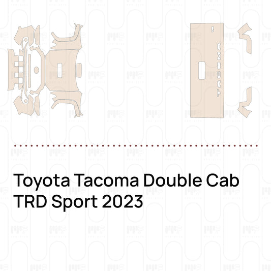 PPF prédécoupé Toyota Tacoma Double Cab TRD Sport 2023