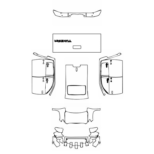 Pre-Cut PPF Toyota Tundra CrewMax 1794 Edition 2020 - PPF-Kits