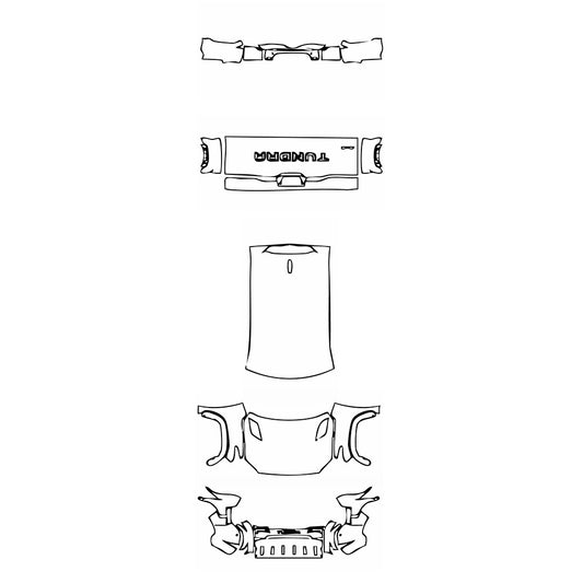 Pre-Cut PPF Toyota Tundra CrewMax 1794 Edition 2022 - PPF-Kits