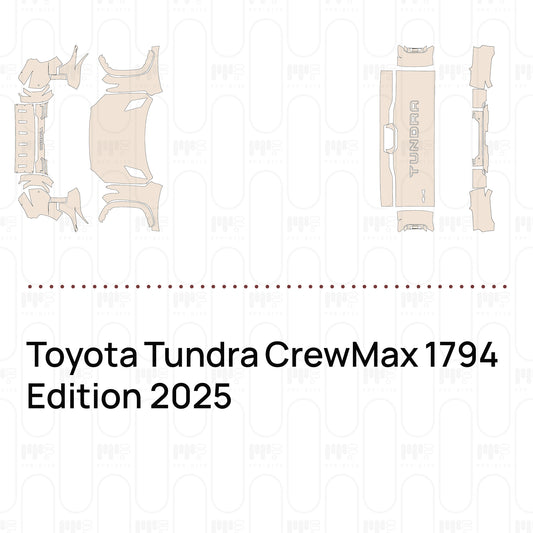 PPF prédécoupé Toyota Tundra CrewMax 1794 Edition 2025