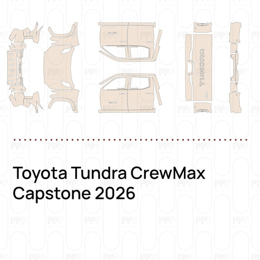 PPF prédécoupé Toyota Tundra CrewMax Capstone 2026