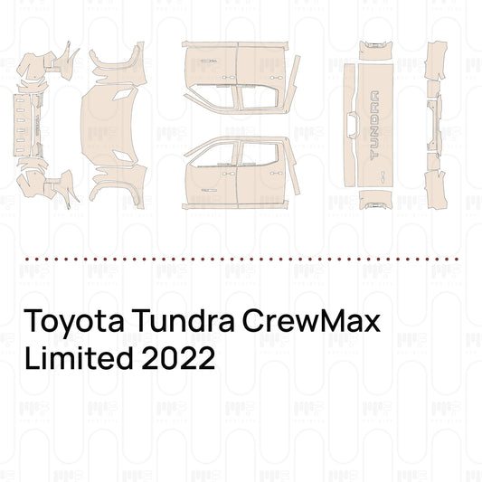 PPF prédécoupé Toyota Tundra CrewMax Limited 2022