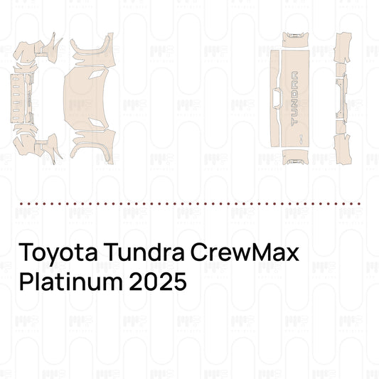 PPF prédécoupé Toyota Tundra CrewMax Platinum 2025