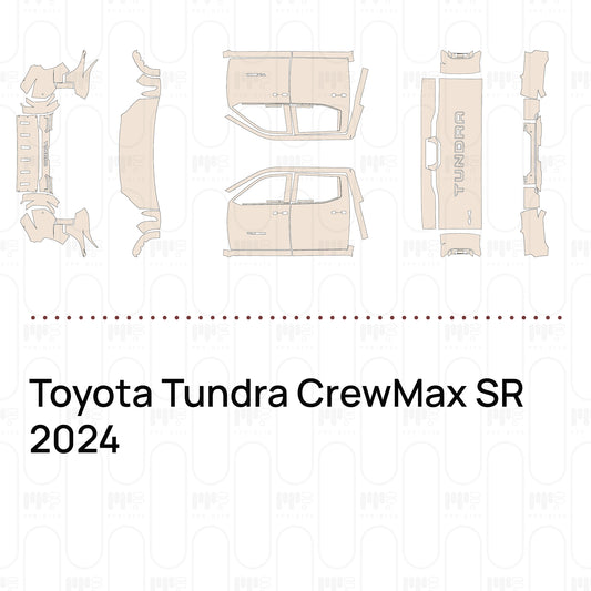 PPF prédécoupé Toyota Tundra CrewMax SR 2024