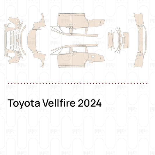 PPF prédécoupé Toyota Vellfire 2024