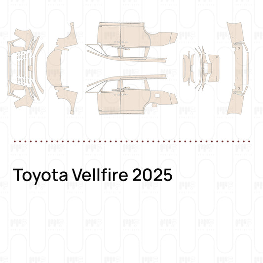 PPF prédécoupé Toyota Vellfire 2025