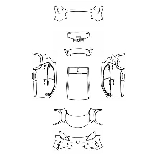 Pre-Cut PPF Toyota Yaris Cross Design 2025 - PPF-Kits