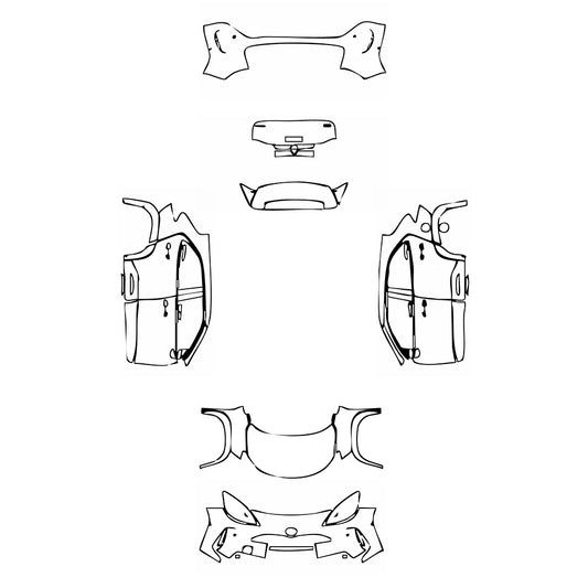 Pre-Cut PPF Toyota Yaris Cross GR SPORT 2024 - PPF-Kits