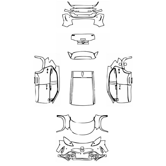 Pre-Cut PPF Toyota Yaris Cross Premiere 2025 - PPF-Kits