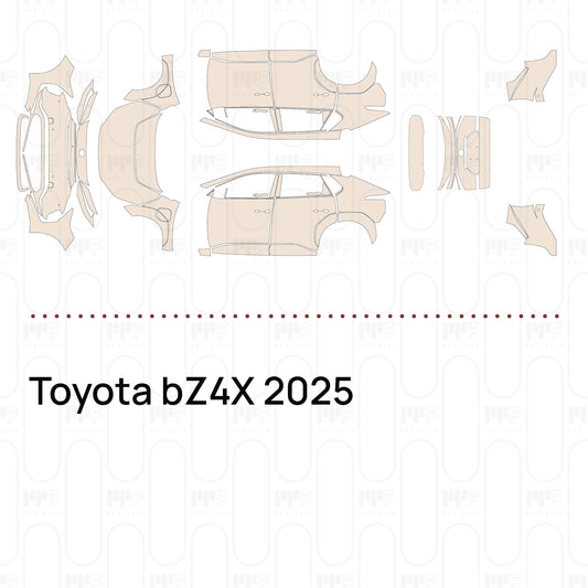 PPF prédécoupé Toyota bZ4X 2025