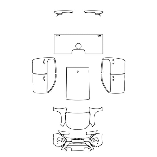 Pre-Cut PPF Volkswagen Amarok Aventura 2025 - PPF-Kits