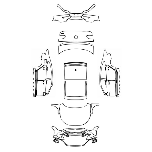 Pre-Cut PPF Volkswagen Arteon Sedan R-Line 2024 - PPF-Kits