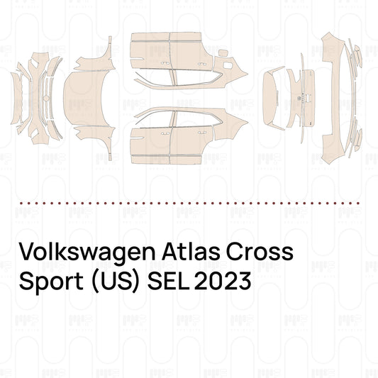 PPF prédécoupé Volkswagen Atlas Cross Sport (US) SEL 2023