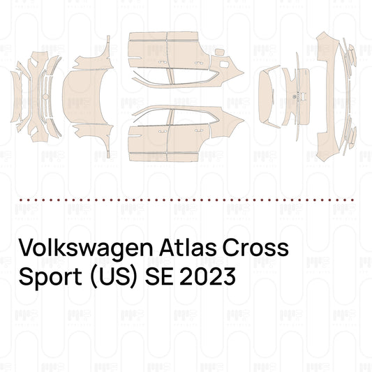 PPF prédécoupé Volkswagen Atlas Cross Sport (US) SE 2023