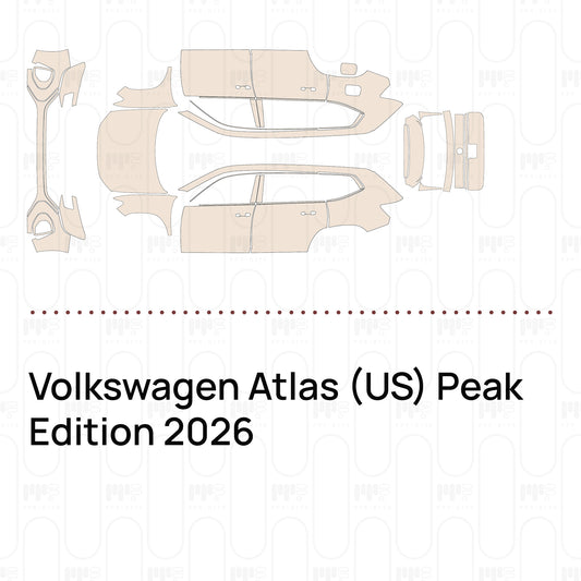 PPF prédécoupé Volkswagen Atlas (US) Peak Edition 2026