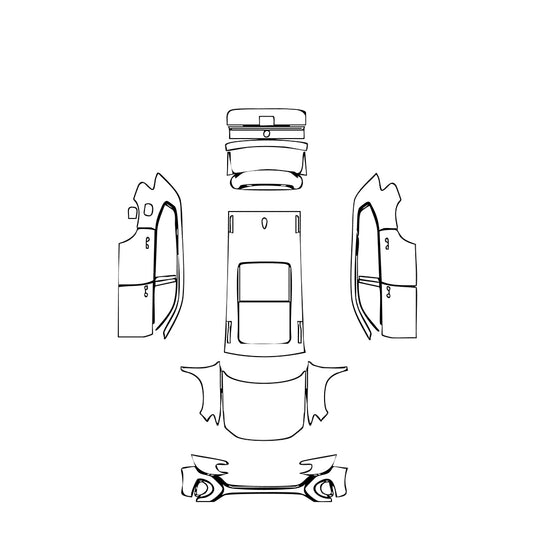 Pre-Cut PPF Volkswagen Atlas (US) SE with Technology 2025 - PPF-Kits