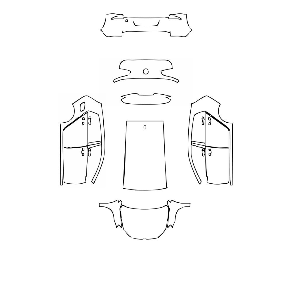 Pre-Cut PPF Volkswagen Golf Golf Base 2014 - PPF-Kits