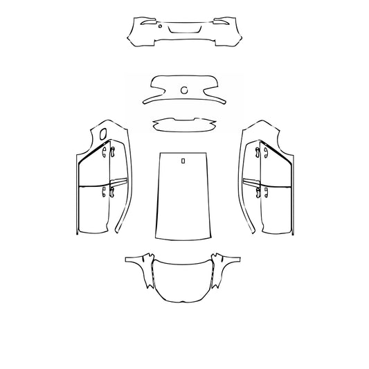 Pre-Cut PPF Volkswagen Golf Golf R-line 2014 - PPF-Kits