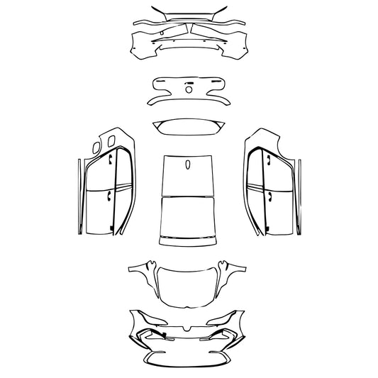 Pre-Cut PPF Volkswagen Golf Golf R-line 2021 - PPF-Kits