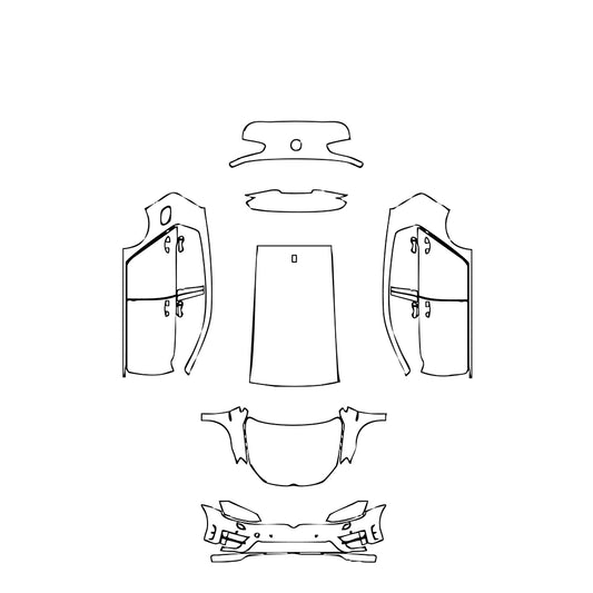 Pre-Cut PPF Volkswagen Golf Golf R 2015 - PPF-Kits