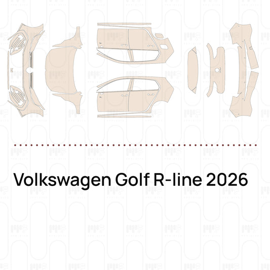 PPF prédécoupé Volkswagen Golf R-line 2026