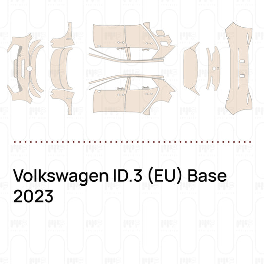 PPF prédécoupé Volkswagen ID.3 (EU) Base 2023