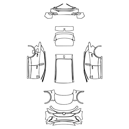 Pre-Cut PPF Volkswagen ID.4 Base 2021 - PPF-Kits