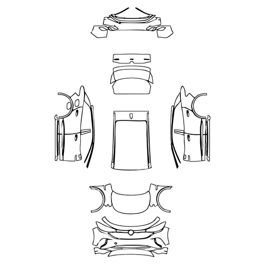 Pre-Cut PPF Volkswagen ID.4 (CN) Crozz 2023 - PPF-Kits