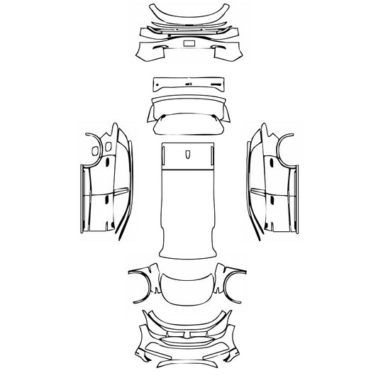 Pre-Cut PPF Volkswagen ID.6 X 2024 - PPF-Kits