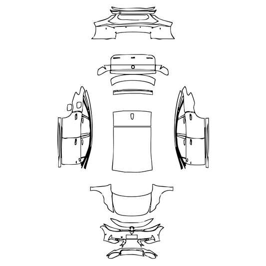 Pre-Cut PPF Volkswagen ID.7 VIZZION (CN) 2024 - PPF-Kits
