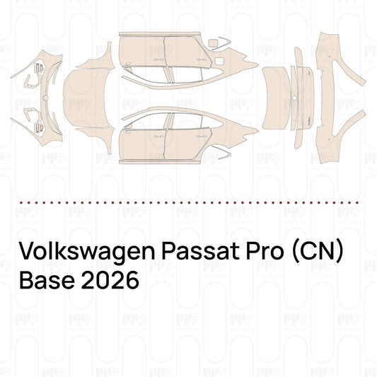 PPF prédécoupé Volkswagen Passat Pro (CN) Base 2026