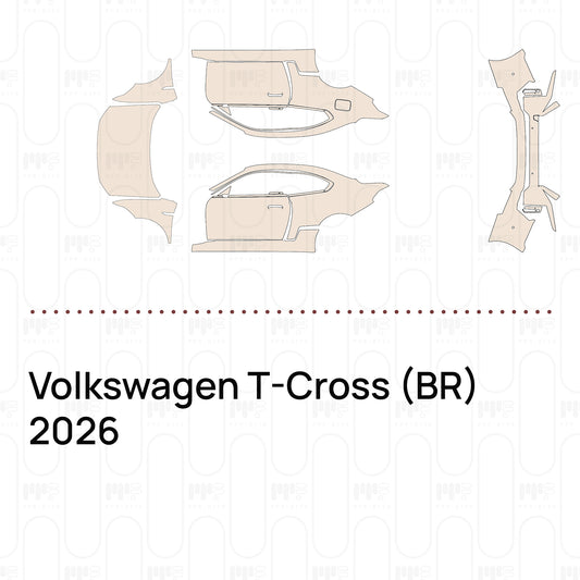 PPF prédécoupé Volkswagen T-Cross (BR) 2026