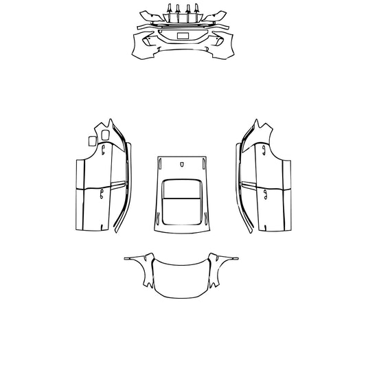 Pre-Cut PPF Volkswagen T-ROC R-line 2025 - PPF-Kits
