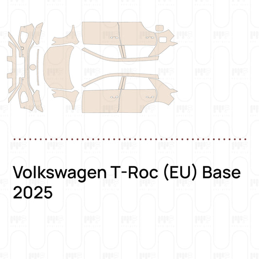 PPF prédécoupé Volkswagen T-Roc (EU) Base 2025