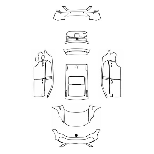 Pre-Cut PPF Volkswagen Tacqua Base 2022 - PPF-Kits
