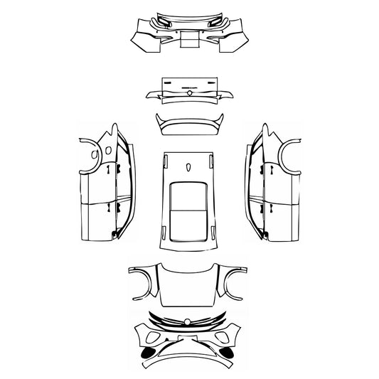 Pre-Cut PPF Volkswagen Tavendor Base 2023 - PPF-Kits
