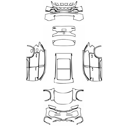 Pre-Cut PPF Volkswagen Tayron R-line 2019 - PPF-Kits