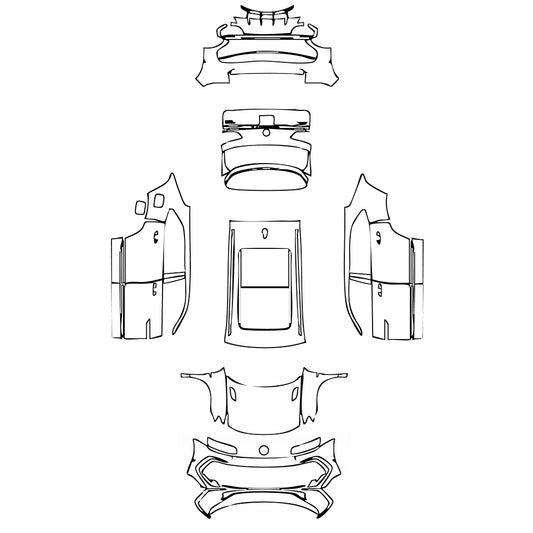 Pre-Cut PPF Volkswagen Teramont X 2022 - PPF-Kits