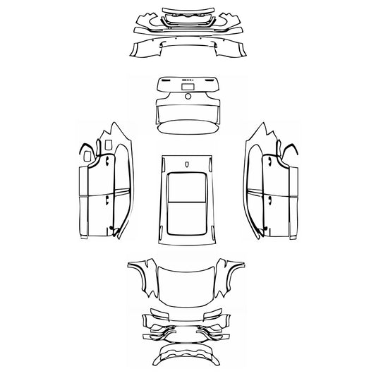Pre-Cut PPF Volkswagen Tharu Luxury 2022 - PPF-Kits