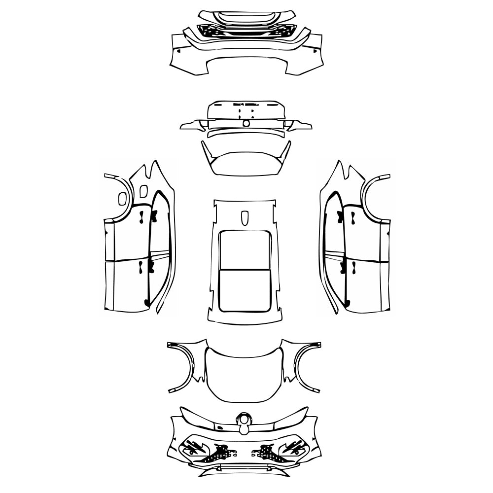 Pre-Cut PPF Volkswagen Tiguan L Pro R-Line 2024 - PPF-Kits