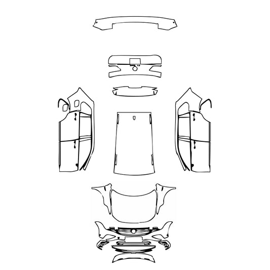 Pre-Cut PPF Volkswagen Tiguan (EU) Elegance 2023 - PPF-Kits
