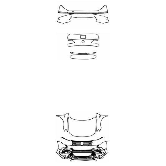 Pre-Cut PPF Volkswagen Tiguan (EU) R-Line 2021 - PPF-Kits