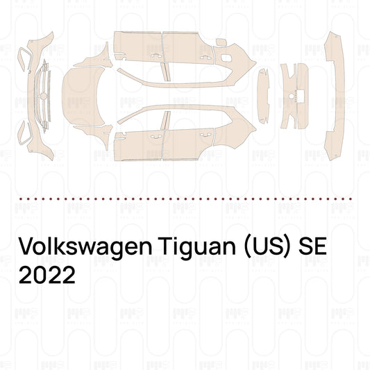 PPF prédécoupé Volkswagen Tiguan (US) SE 2022