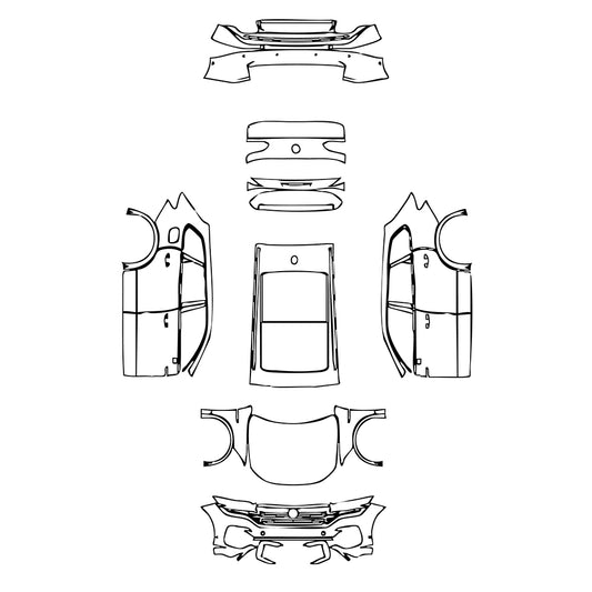 Pre-Cut PPF Volkswagen Touareg R-Line 2023 - PPF-Kits