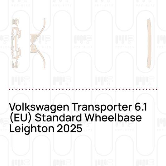 Film de protection PPF prédécoupé Volkswagen Transporter 6.1 (EU) Standard Wheelbase Leighton 2025